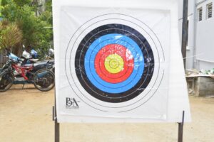 Archery Training for Students at RISHS International School, Chennai.
