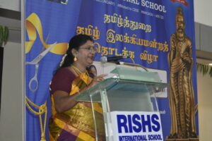 Chief Guest Speech - Thamizh Mandram Function, RISHS International School, Chennai