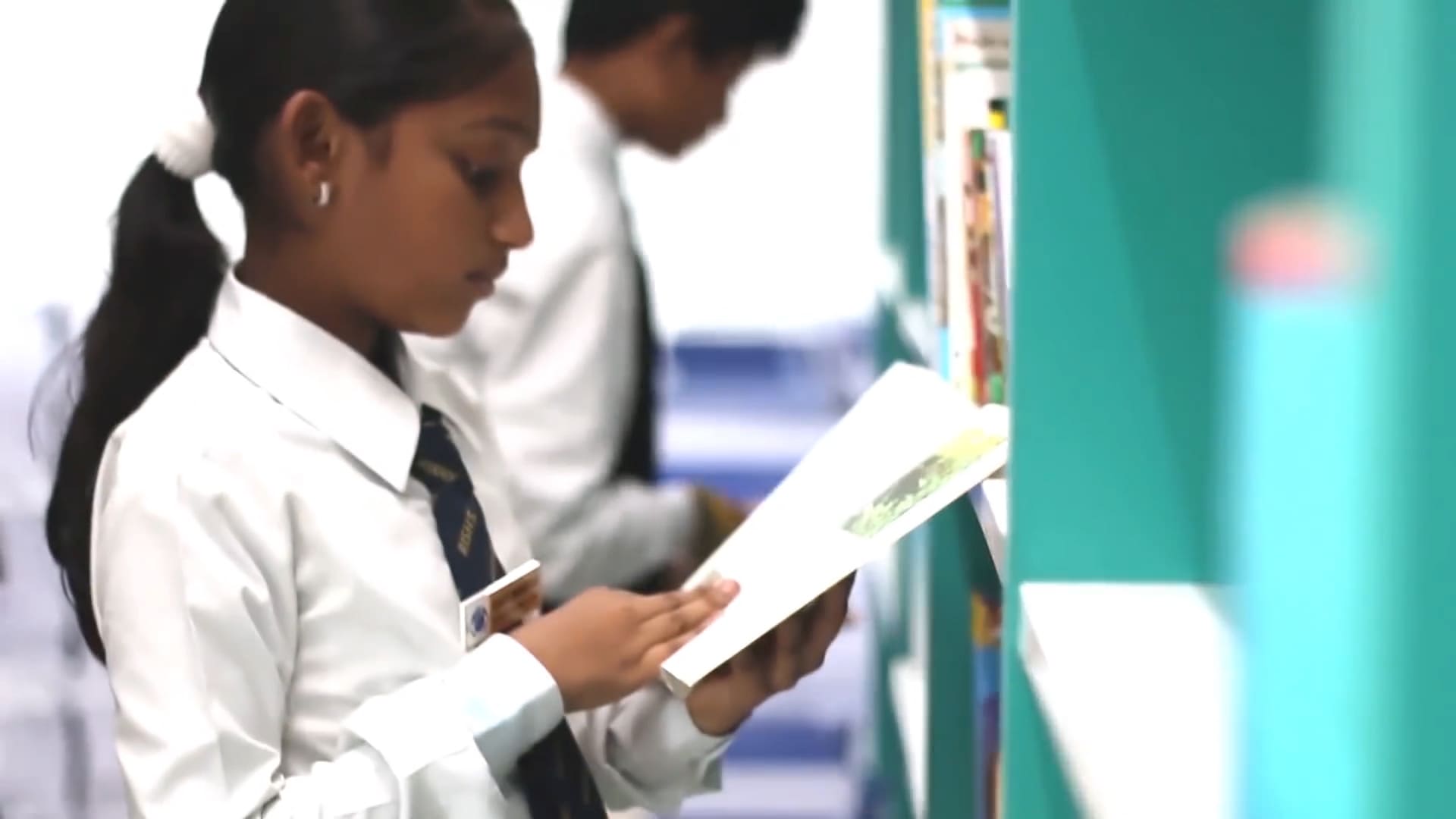 Girl Studying at RISHS International CBSE School Mangadu