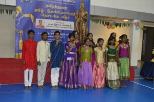 Group song by Students - Thamizh Mandram Function, RISHS International School, Chennai