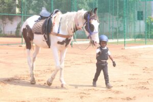 Horse Trainning at RISHS International CBSE School Mangadu
