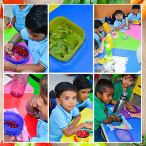 Kids Lunch Time at RISHS International CBSE School Mangadu