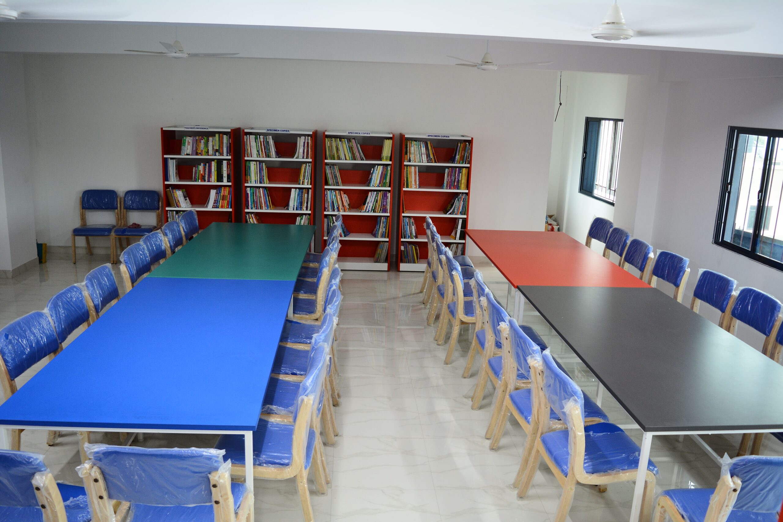 Library Facility in RISHS International CBSE School Mangadu
