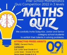 Maths Quiz at RISHS International CBSE School Mangadu