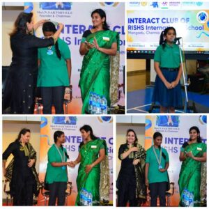 Medal Distribution - Rotatory Club - RISHS International School, Chennai