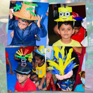 Minion Hat - Mad Hatters Day Celebration - RISHS International School, Chennai