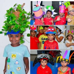 Plant Hat - Mad Hatters Day Celebration - RISHS International School, Chennai