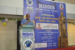 Principal Speech - Thamizh Mandram Function, RISHS International School, Chennai