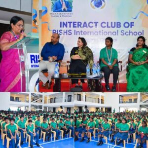 Speech honouring the teacher - Rotatory Club - RISHS International School, Chennai