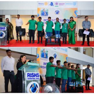 Students Pledge - Rotatory Club - RISHS International School, Chennai
