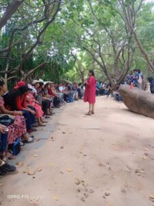 Teacher discussion with RISHS Students at Adyar Eco Park