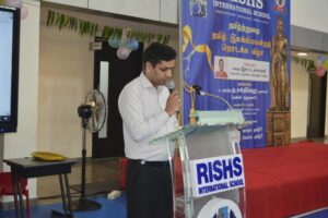 Teacher Speech - Thamizh Mandram Function, RISHS International School, Chennai