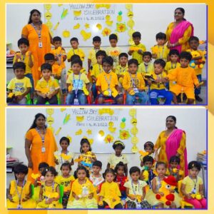Teachers and Students wore yellow dresses1 at the Yellow Day Celebration at RISHS.