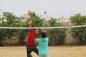 Volleyball at RISHS International CBSE School Mangadu