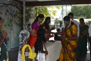 Welcoming Chief Guest - Thamizh Mandram Function, RISHS International School, Chennai