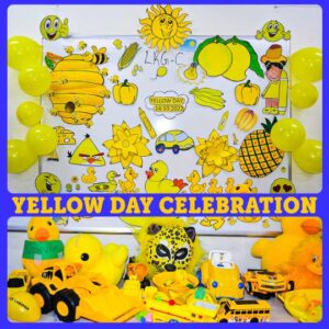 Yellow day Celebration by Kindergarten Students at RISHS International School