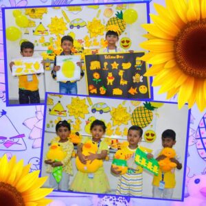 Yellow day Celebration by Kindergarten Students1 at RISHS International School