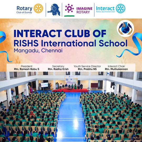 Interact Club of RISHS International School, Chennai