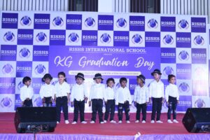 Kids Performing a Dance for the Kindergarten Graduation Ceremony at RISHS International School, Chennai