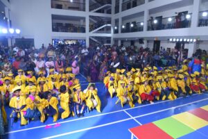 Kids from RISHS International School celebrated their Kindergarten graduation