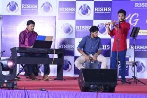 Rish's school organized a music event to celebrate the graduation of the kindergarten students