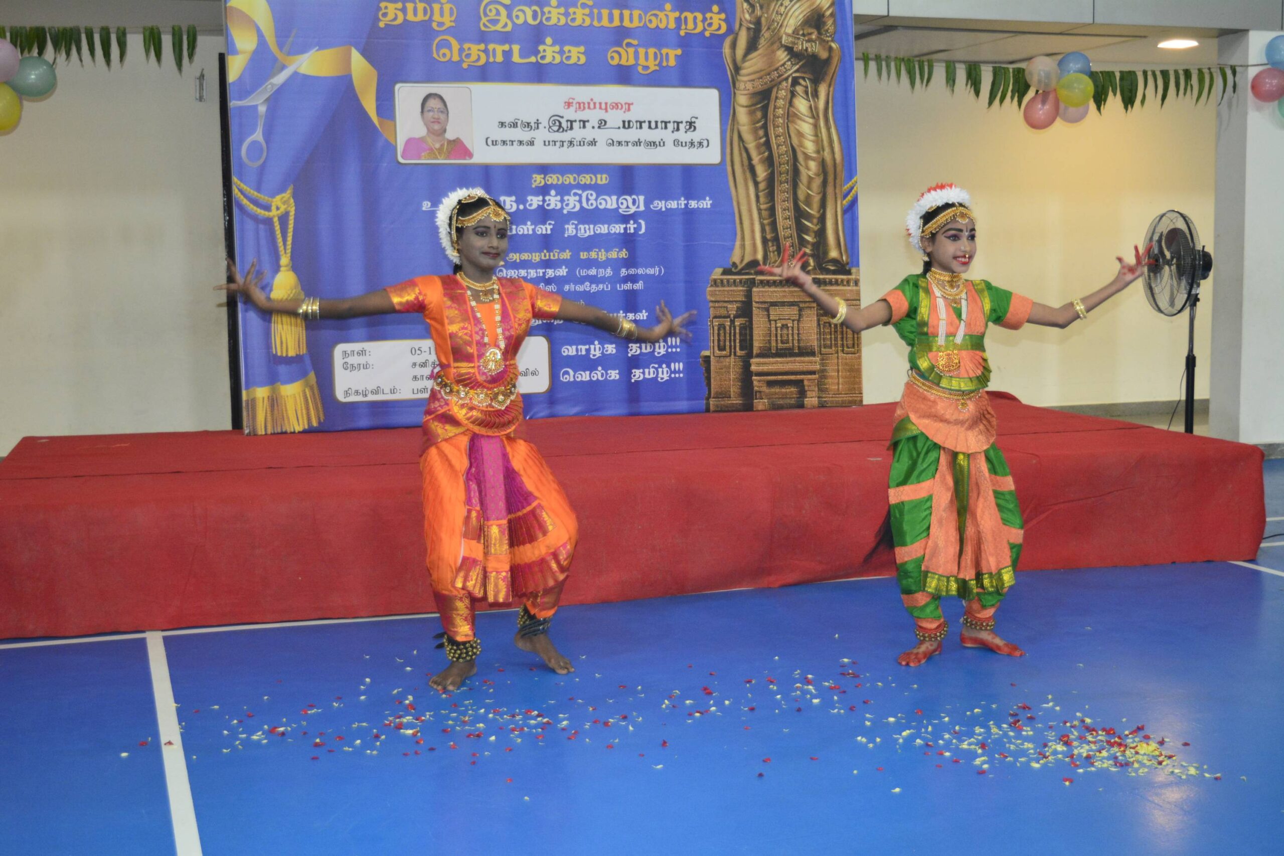 Lightening Ceremony by Principal - Thamizh Mandram Function, RISHS International School, Chennai
